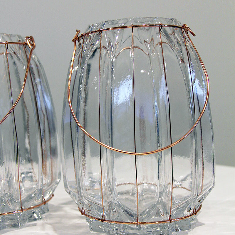 Copper Glass lanterns Hire Wanaka - Major & Minor