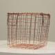 Wire Basket Rose Gold - Major and Minor Wedding Hire Wanaka