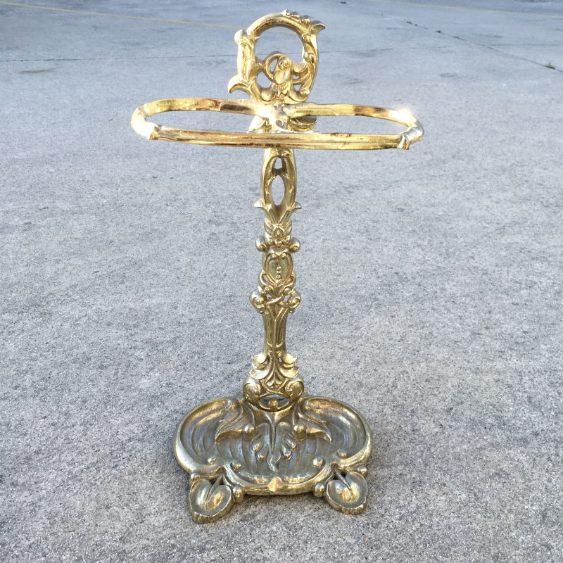 Brass Umbrella Stand - Major and Minor Hire - Wedding and Event Planning and Hire