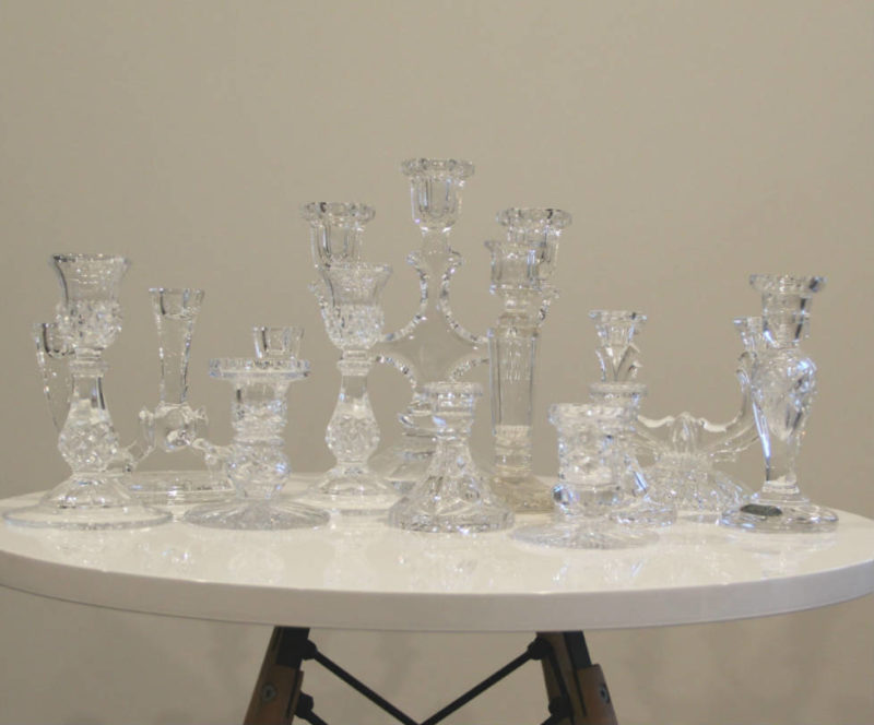 Crystal Candlesticks half 2 - Major and Minor - Wedding and Party Hire