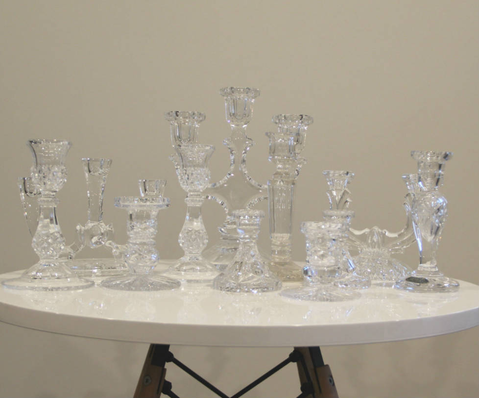 Crystal Candlesticks half 2 - Major and Minor - Wedding and Party Hire