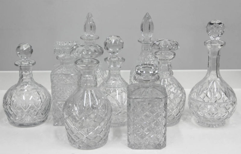 Crystal Decanters - Major and Minor - Wedding and Party Hire Wanaka