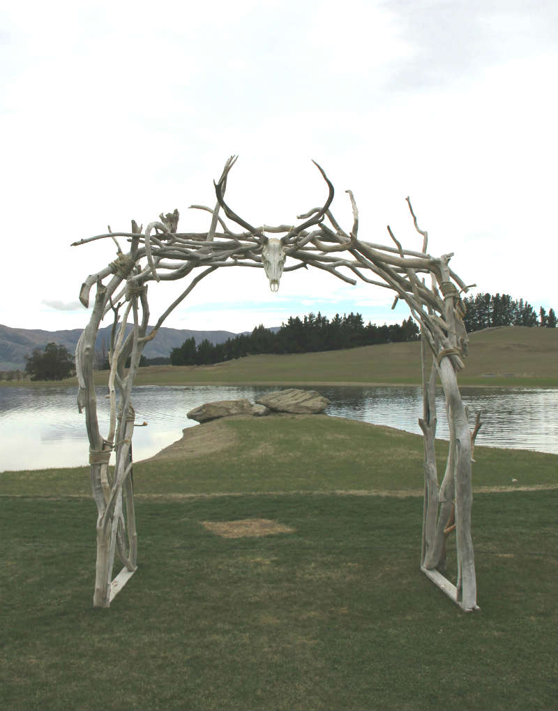 Driftwood Arch 2 - Major and Minor - Wedding and Party Hire Wanaka