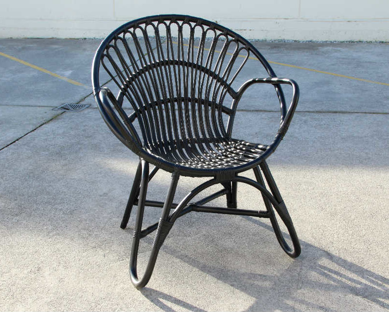 Francis Cane Chair - Black - Major and Minor - Wedding and Party Hire Wanaka