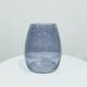 Louve Glass Vase Blue - Major and Minor - Wedding and Party Hire Wanaka