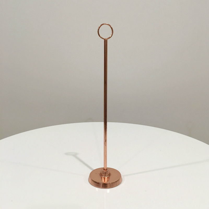 Rose Gold Card Holder - Major and Minor - Wedding and Party Hire Wanaka