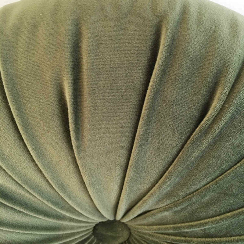 Round cushion - Olive- Closeup - Wanaka Wedding Hire - Event Hire - Wedding Planning