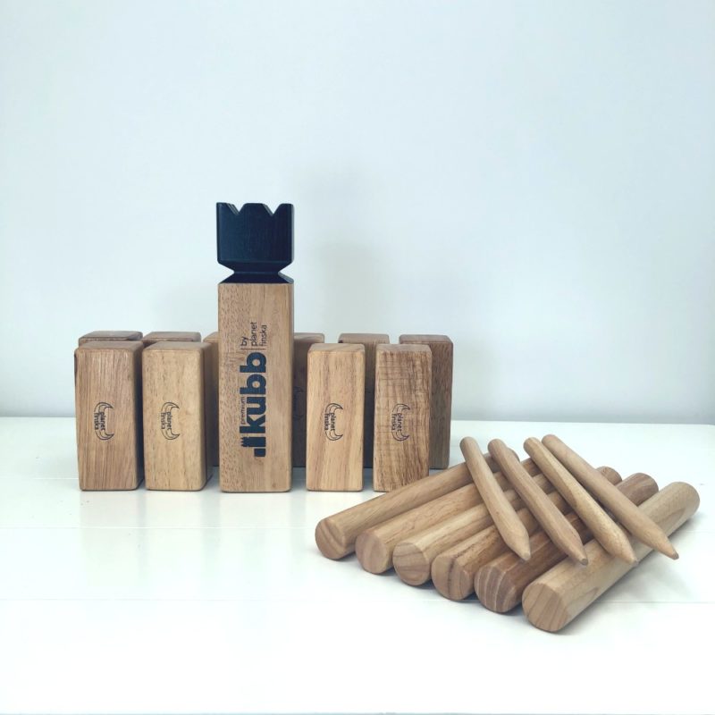 Kubb | Lawn Game | Wooden Throwing Game | Wanaka Weddings and Events | Major and Minor Hire