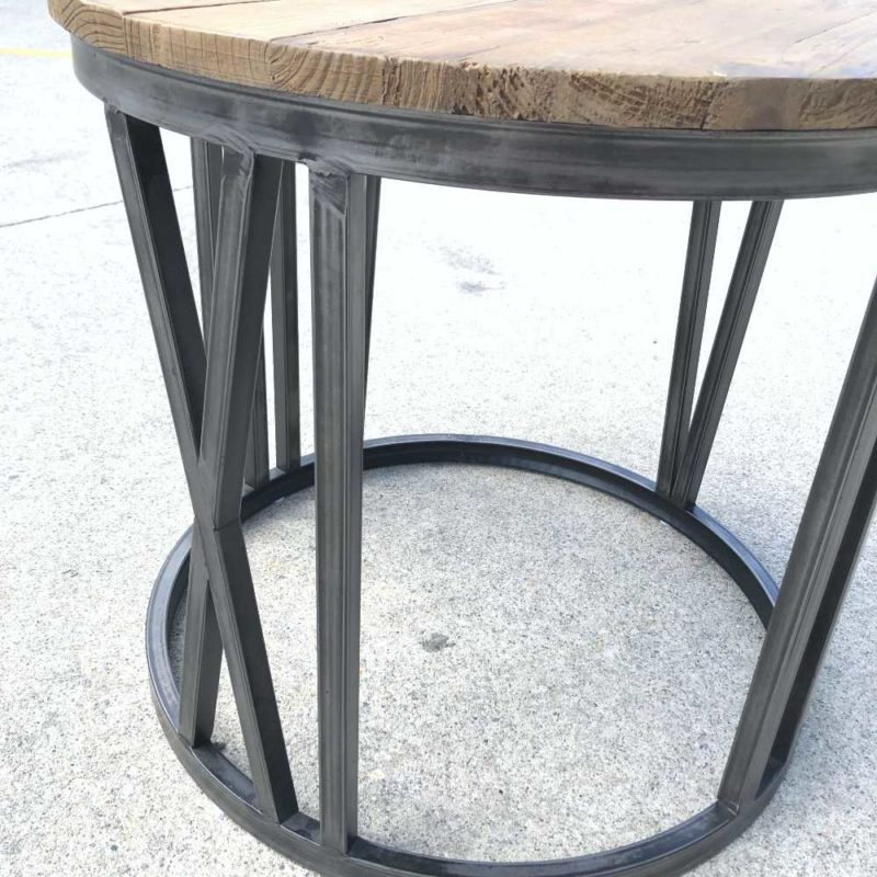 Rustic Side Table | Close Up Legs | Wanaka Weddings and Events | Major and Minor Hire