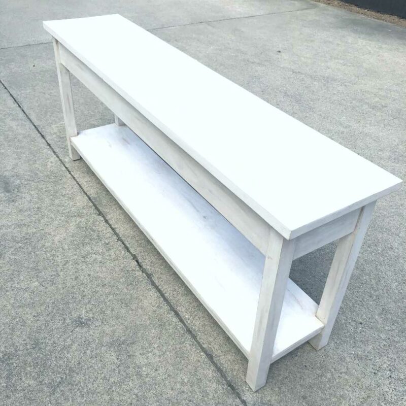 White Wash Console | Close Up | Wanaka Weddings and Events | Major and Minor Hire