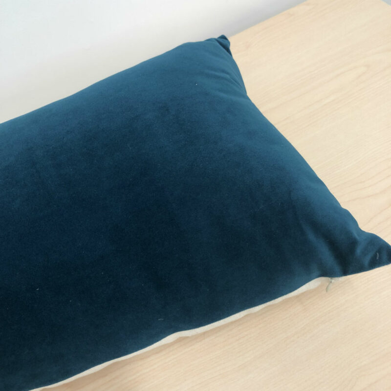 Peacock Cushion Close up - Major and Minor - Wedding and Event Hire - Wanaka Hire - Queenstown Hire