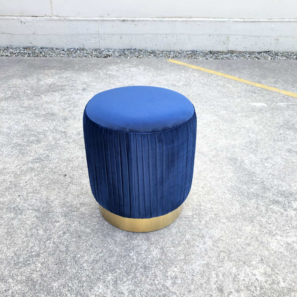 Ritz Ottoman Blue - Wanaka Wedding Hire - Wanaka Wedding and Events - Queenstown Furniture