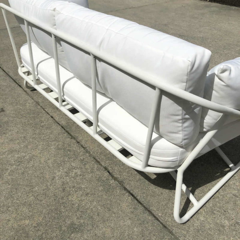 White Outdoor Couch - Back - Wanaka Wedding Hire - Queenstown Wedding Hire - Event Furniture