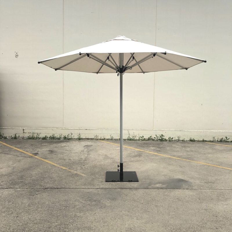 White Outdoor Umbrella | Wedding and Event Hire | Wanaka and Queenstown Hire