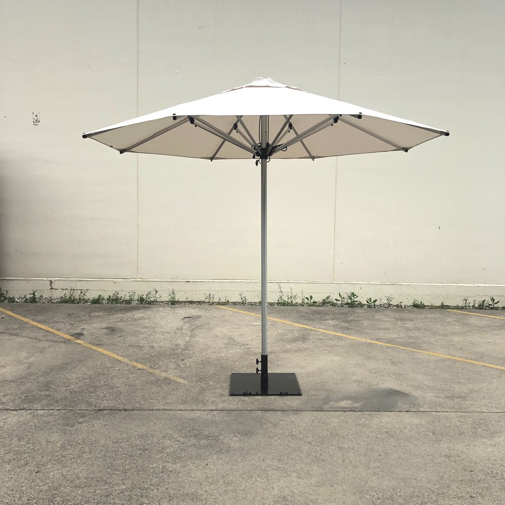 White Outdoor Umbrella | Wedding and Event Hire | Wanaka and Queenstown Hire