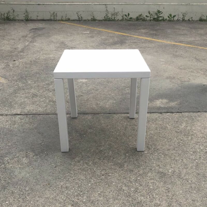 White Side Table | Wedding and Event Hire | Wanaka and Queenstown Hire