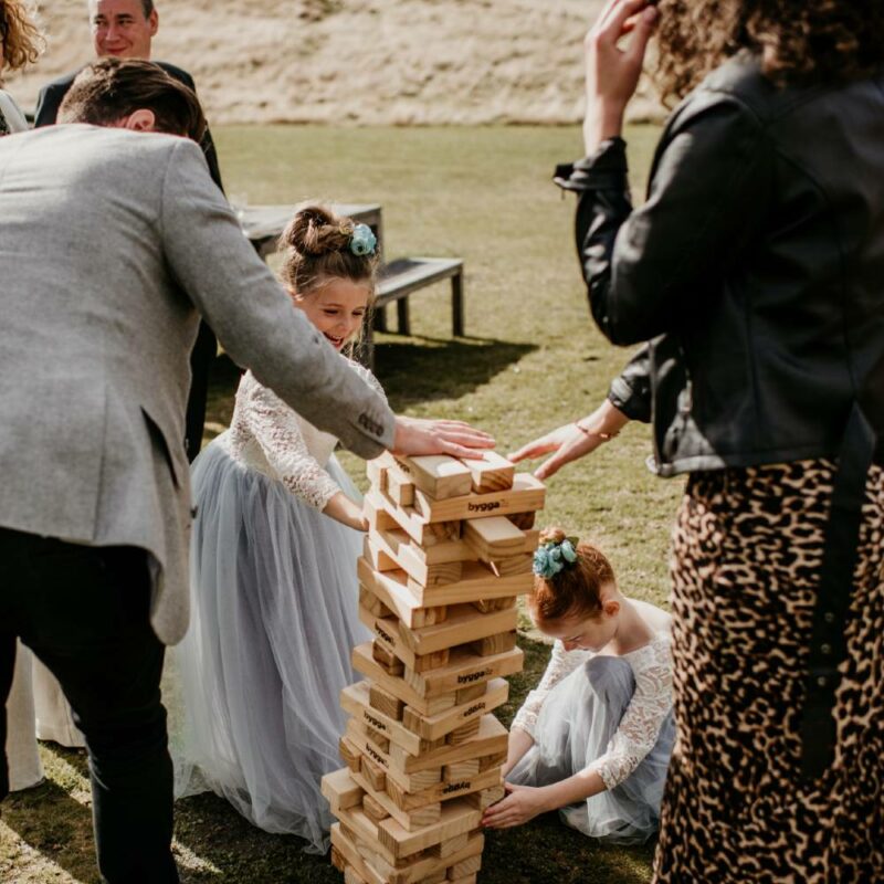 Giant Jenga _ Wanaka Wedding Hire