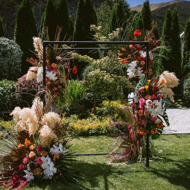 Industrial Wedding Arch _ Styled _Queenstown Wedding Hire _ Wanaka Wedding Hire _ Major and Minor Hire
