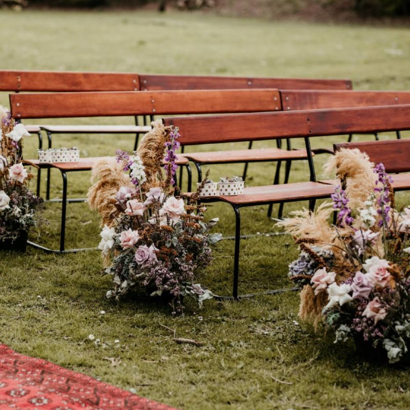 Wooden Bench seat _ Wedding Seating _ Wanaka Wedding Hire _ Queenstown Event Hire