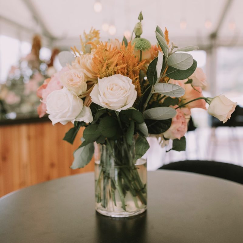 Glass Cylinder | Glass Vase | Wedding & Event Hire Wanaka | Major and Minor Hire |