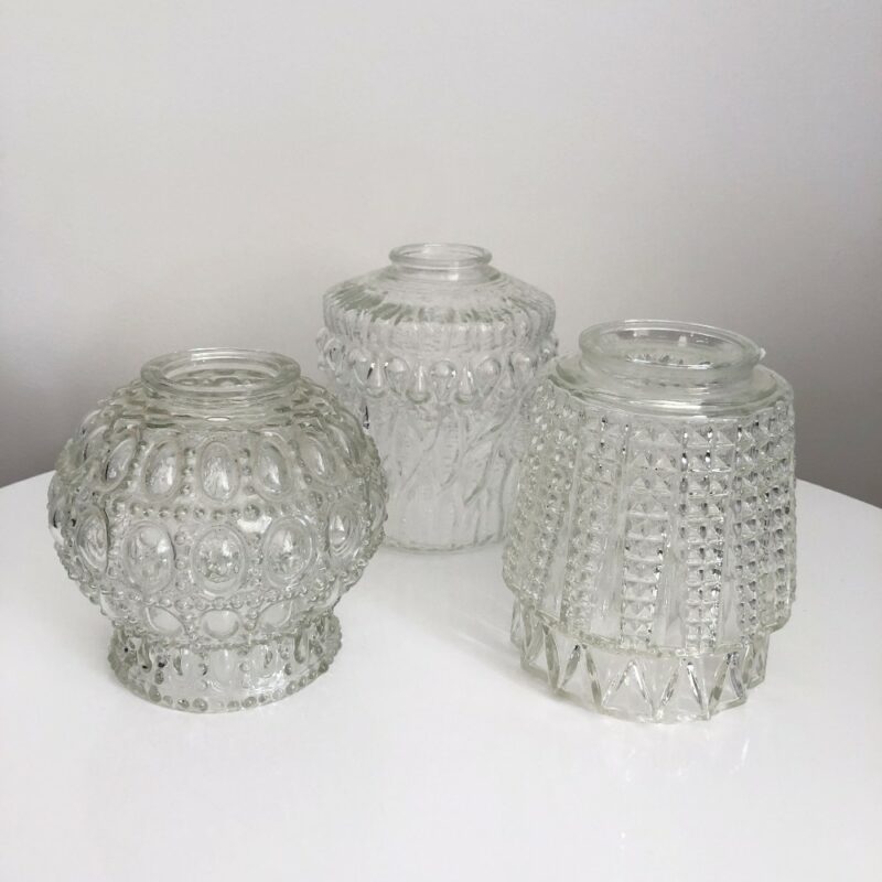 Vintage Light Shade Clear | Wedding Decor | Wedding Hire