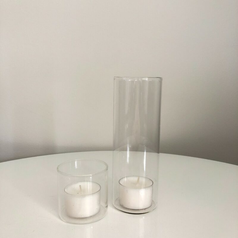 Cylinder Tealight both | Wanaka Wedding Hire | Queenstown Wedding Hire