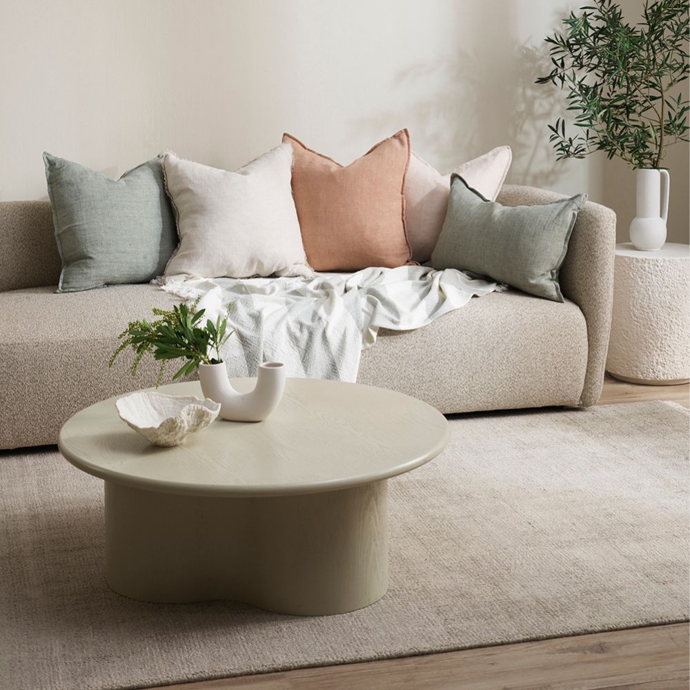 Flaxmill Cushion Nude Dressed Major and Minor Hire Wanaka