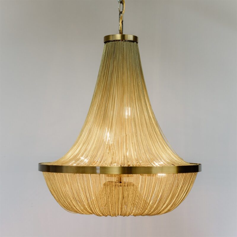 Golden Chandelier on Major and Minor Hire Wanaka