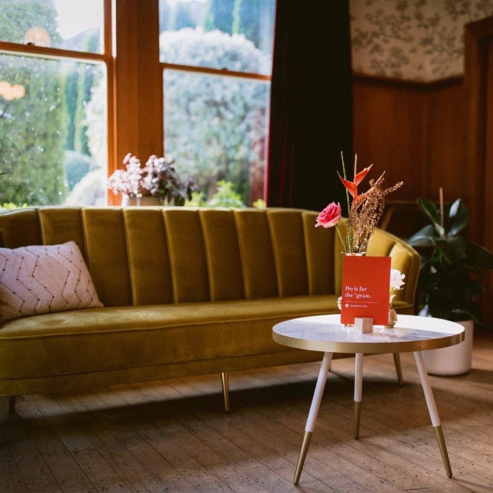 Martha Coffee Table Dressed Major and Minor Hire Wanaka