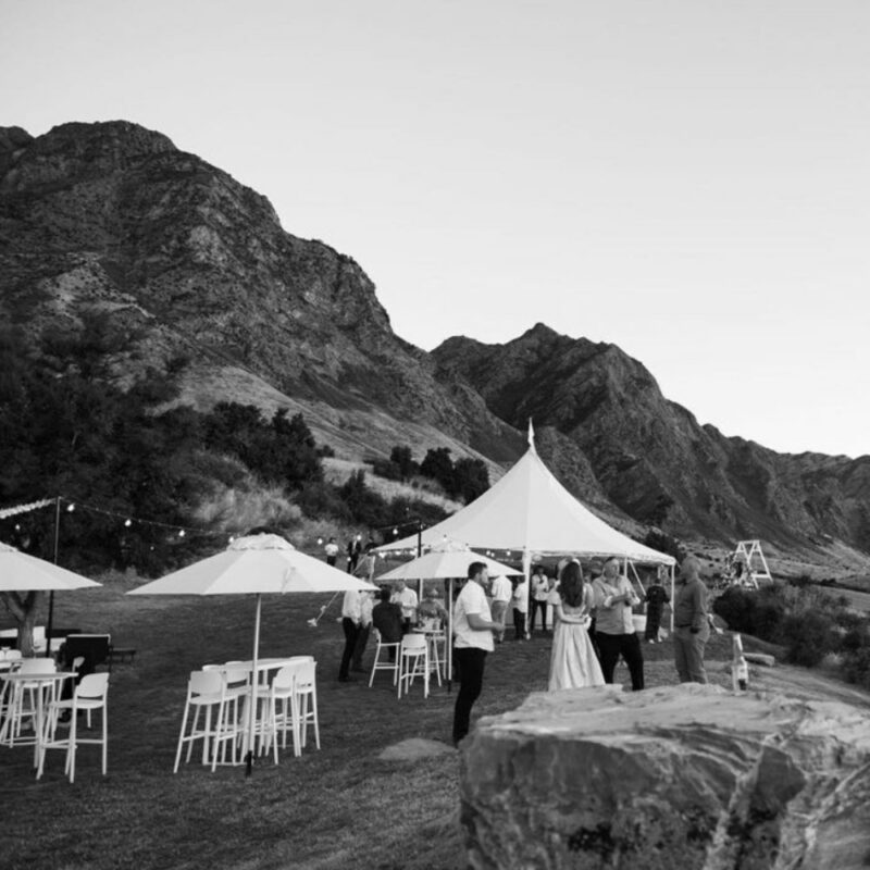 Outdoor Bar Package White Styled Major and Minor Hire Wanaka Wedding Hire Queenstown