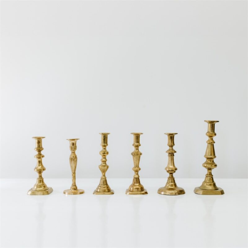 Vintage Brass Candlesticks 3 Major and Minor Hire Wanaka