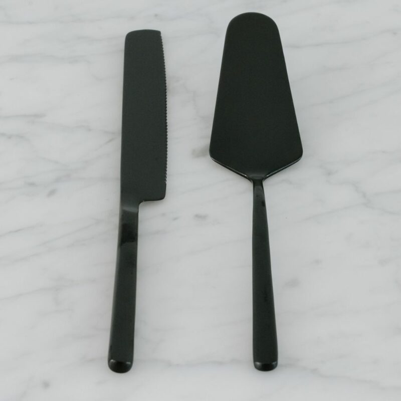 Black Cake Servers Serveware Major and Minor Hire Wanaka