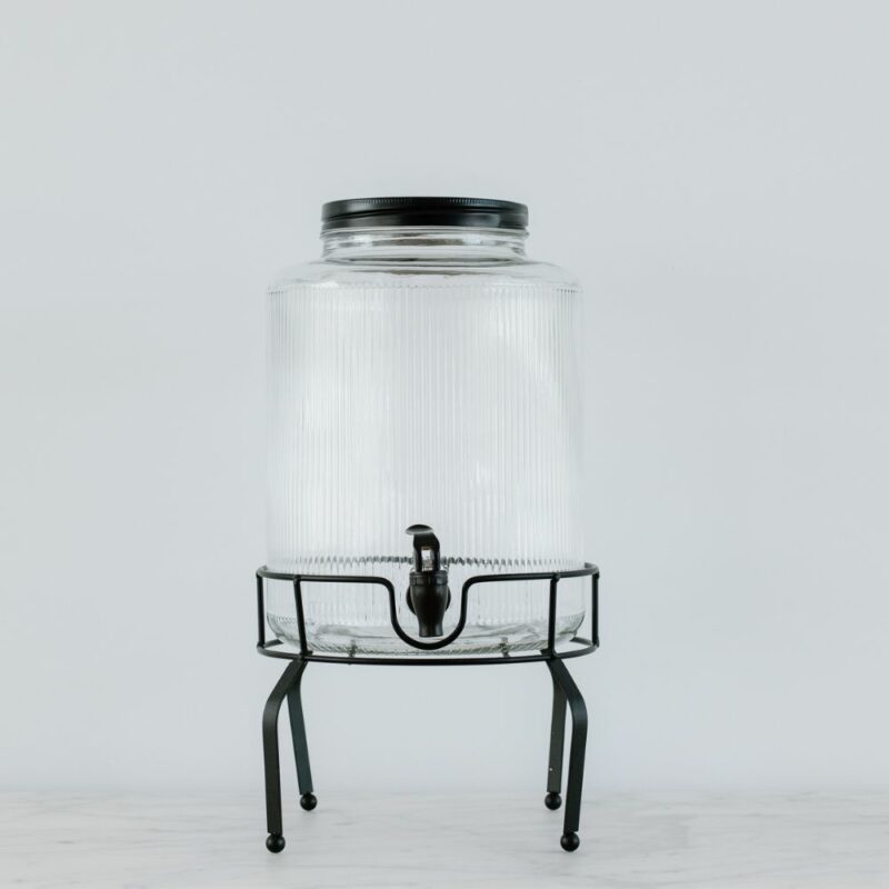 Fluted Dispenser Serveware Major and Minor Hire Wanaka