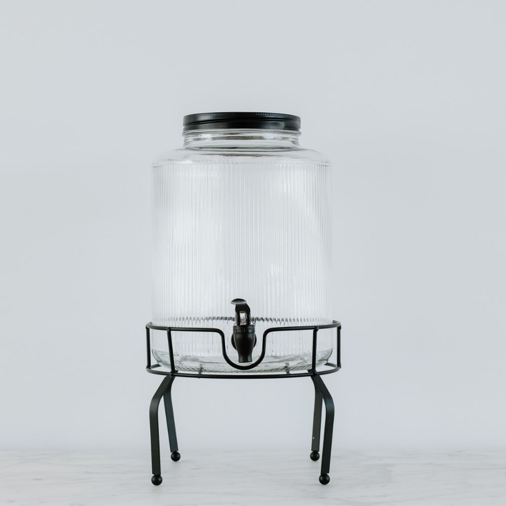 Fluted Dispenser Serveware Major and Minor Hire Wanaka
