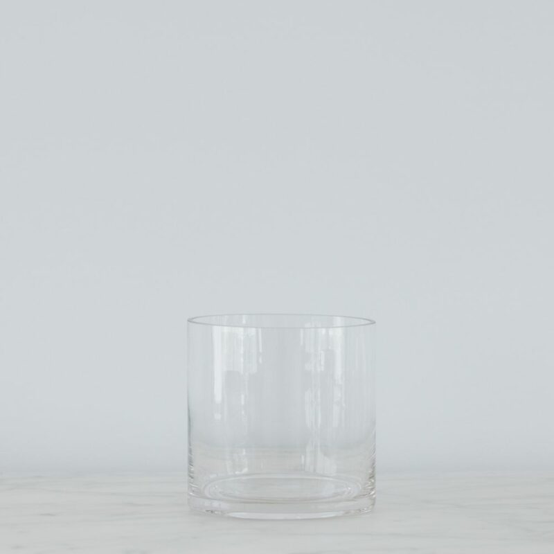 Glass Cylinder Small Decor Candle holders Major and Minor Hire Wanaka