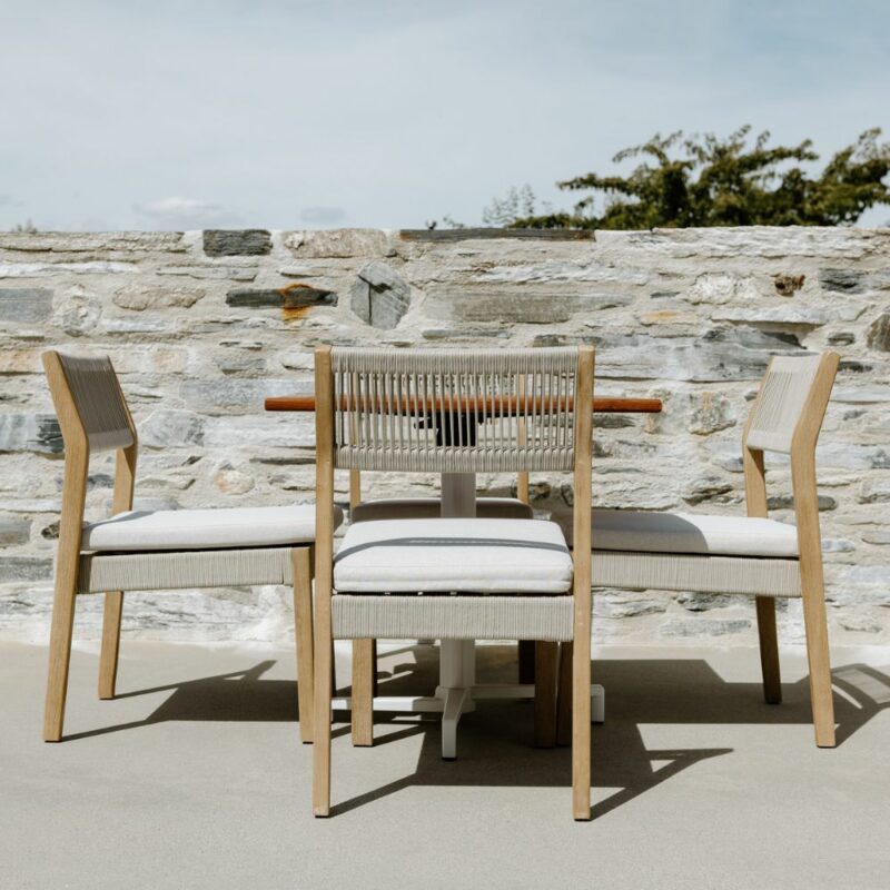 Wooden Outdoor Set Furniture Major and Minor Hire Wanaka