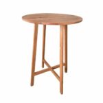 Wooden Round Bar Leaner Major and Minor Hire Wanaka Event Hire