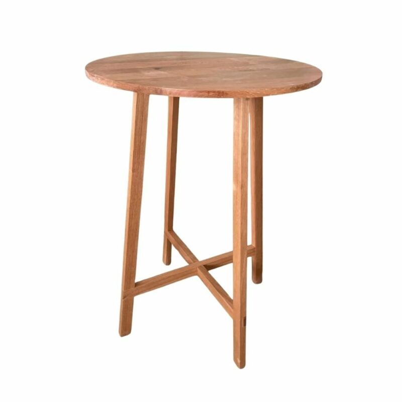 Wooden Round Bar Leaner Major and Minor Hire Wanaka Event Hire