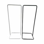 Curved Tall Sign Holder - Black - Major and Minor Hire - Weddings and events Queenstown Wanaka
