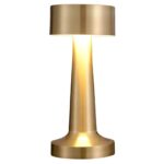 Gold Table Lamp Major and Minor Hire Wanaka