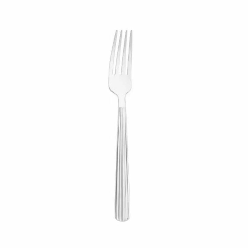 Silver Reeded Cutlery - Entree Fork - Major and Minor Hire Wanaka Event Hire