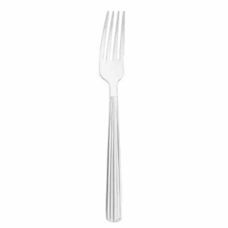 Silver Reeded Cutlery - Main Fork - Major and Minor Hire Wanaka Event Hire