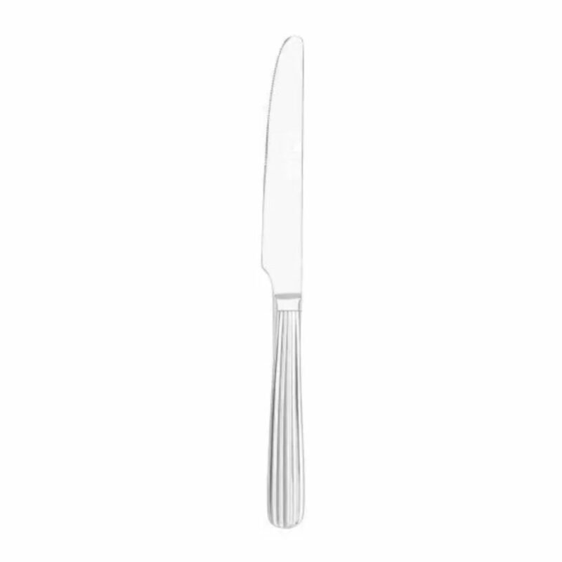 Silver Reeded Cutlery - Main Knife - Major and Minor Hire Wanaka Event Hire