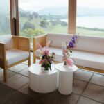 Rattan Armchair Dressed Major and Minor Hire Wanaka