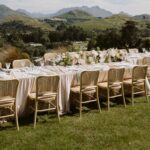 Rattan Chair Dressed - Major and Minor Hire Wanaka